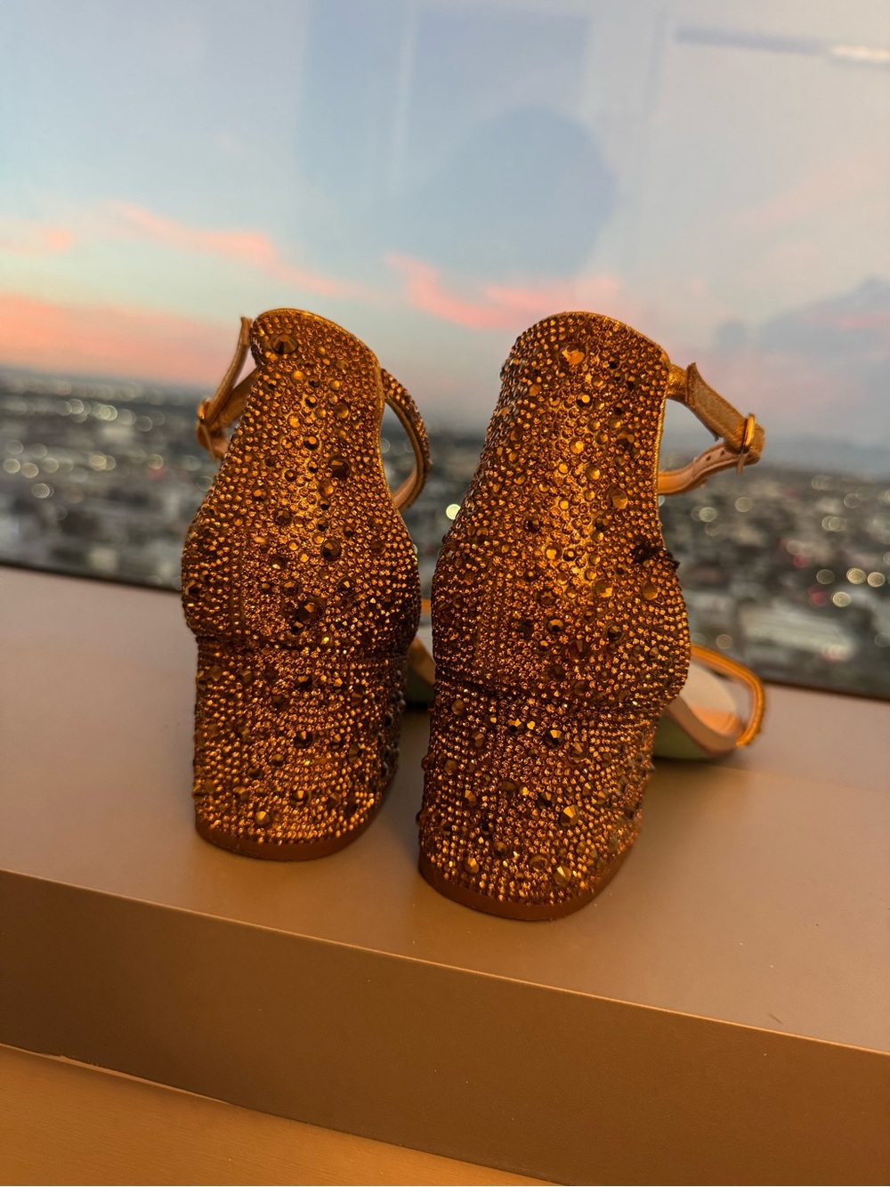 Betsey Johnson Rhinestone Block Heel - Picture 6 of 6